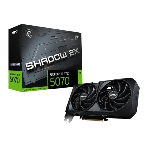 MSI GeForce RTX 5070 SHADOW 2X OC 12GB GDDR7 Graphics Card